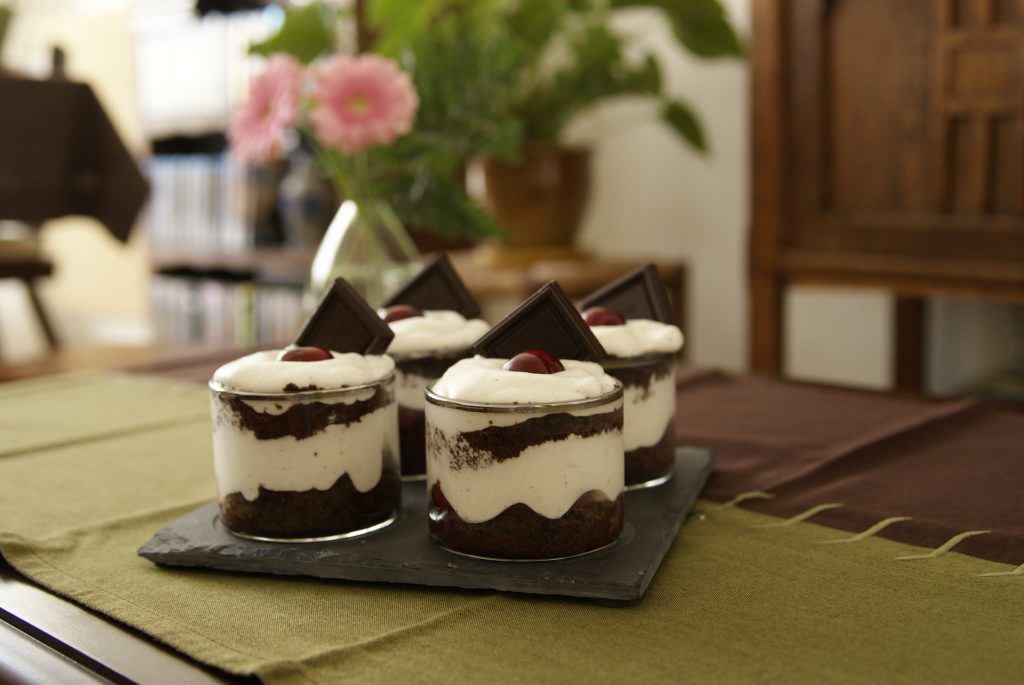 Verrine Forêt noire