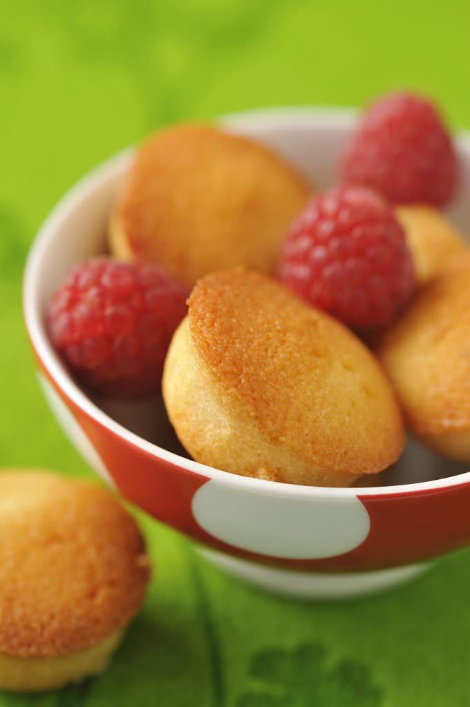 Financiers aux framboises