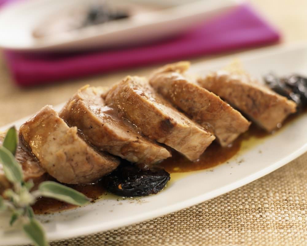 Filet mignon de veau aux pruneaux un classique des recettes salés sucrés