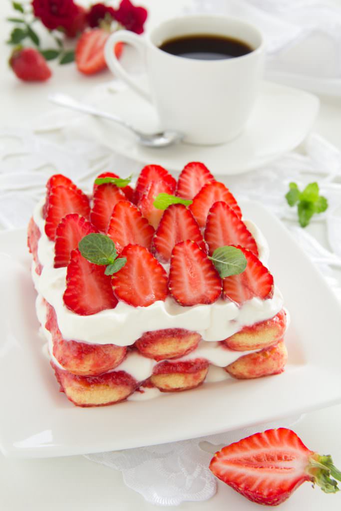 Tiramisu aux fraises