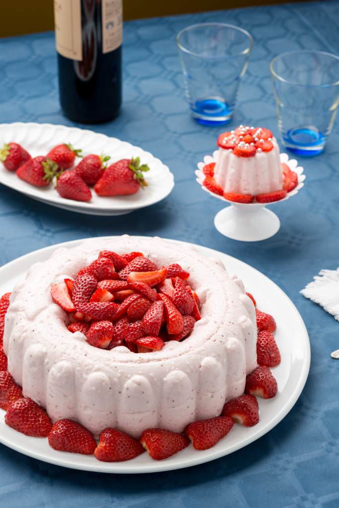 Bavarois à la fraise