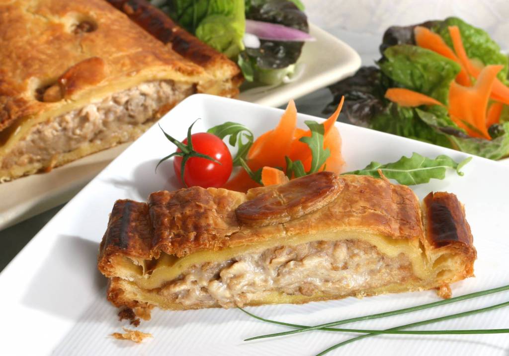Feuilletés poulet champignons