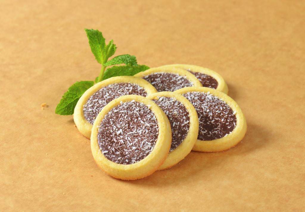 Biscuits au chocolat et à la noix de coco, des petits sablés