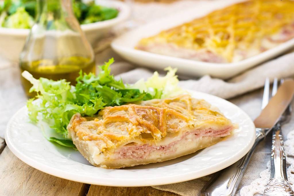 Feuilleté jambon fromage