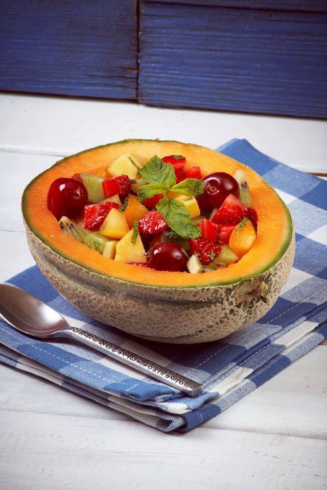 Salade de melon, aux fruits d&amp;#39;été, du frais, de la vitamine et du gouts ...