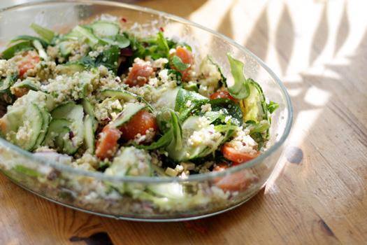 Salade de quinoa et de légumes