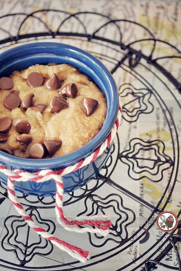 mug cake cookie aux pépites de chocolat une recette terriblement simple