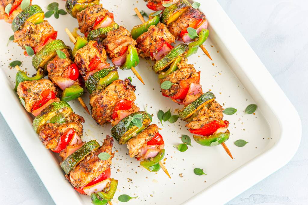 Brochettes de poulet à l&rsquo;orientale