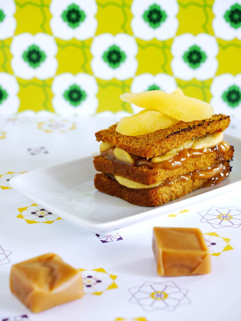 Croc caramel aux pommes et pain d&rsquo;épices