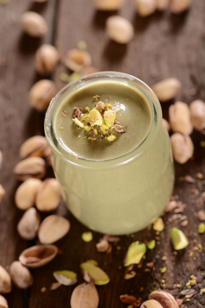 Petits pots de crème à la pistache