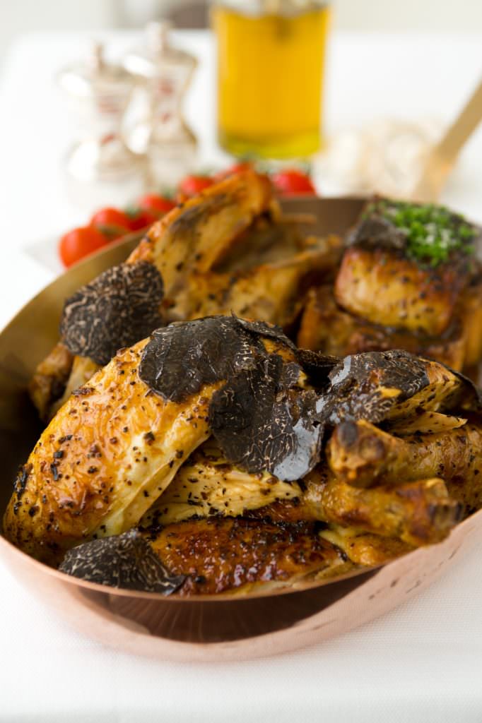 Poulet sauté aux truffes