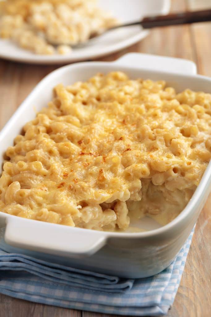 Gratin de macaronis au fromage
