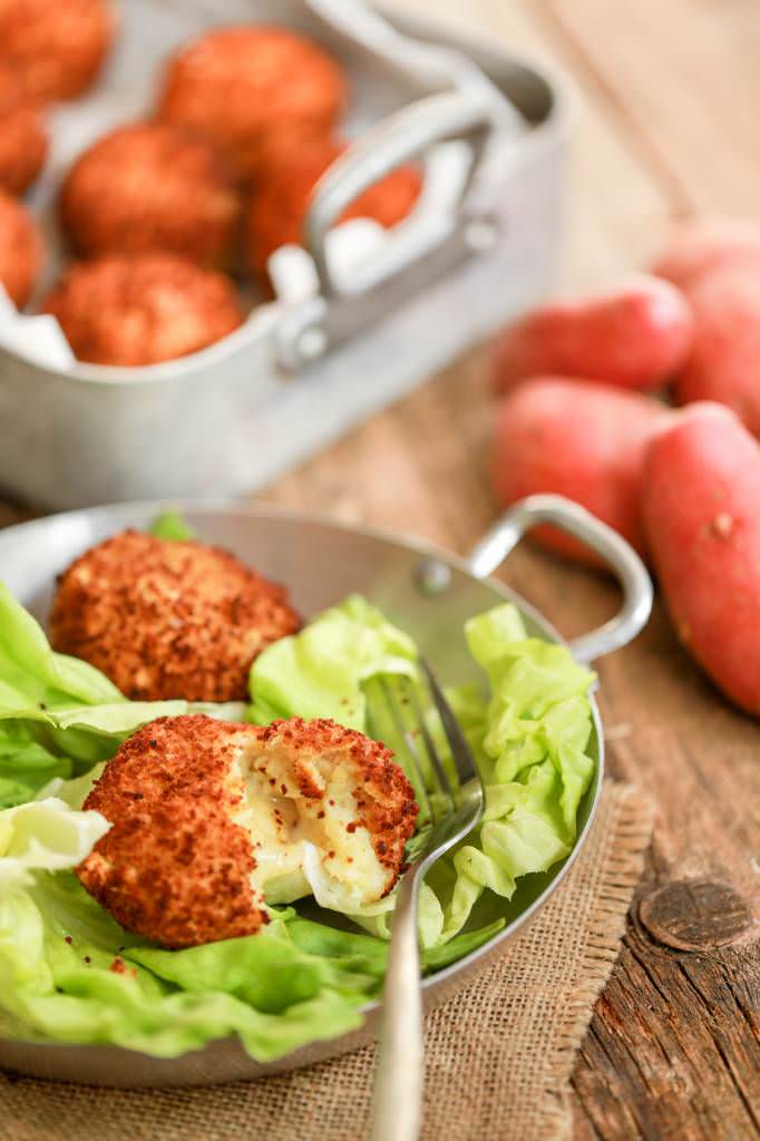 Croquettes de pommes de terre au fromage