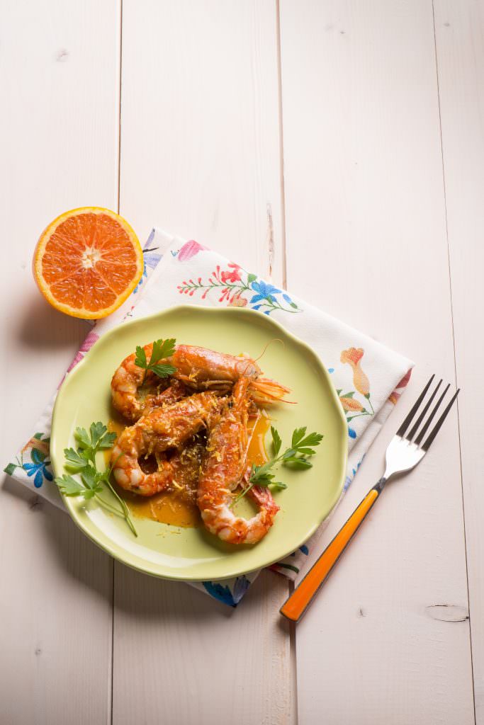Gambas à l’orange