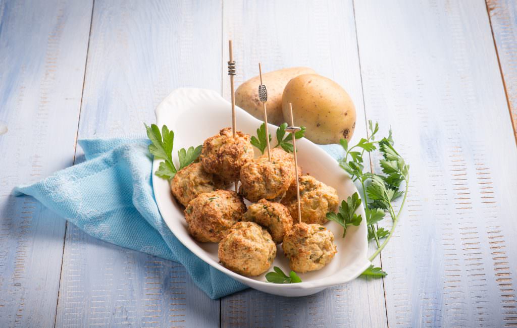 Boulettes de pommes de terre aux herbes