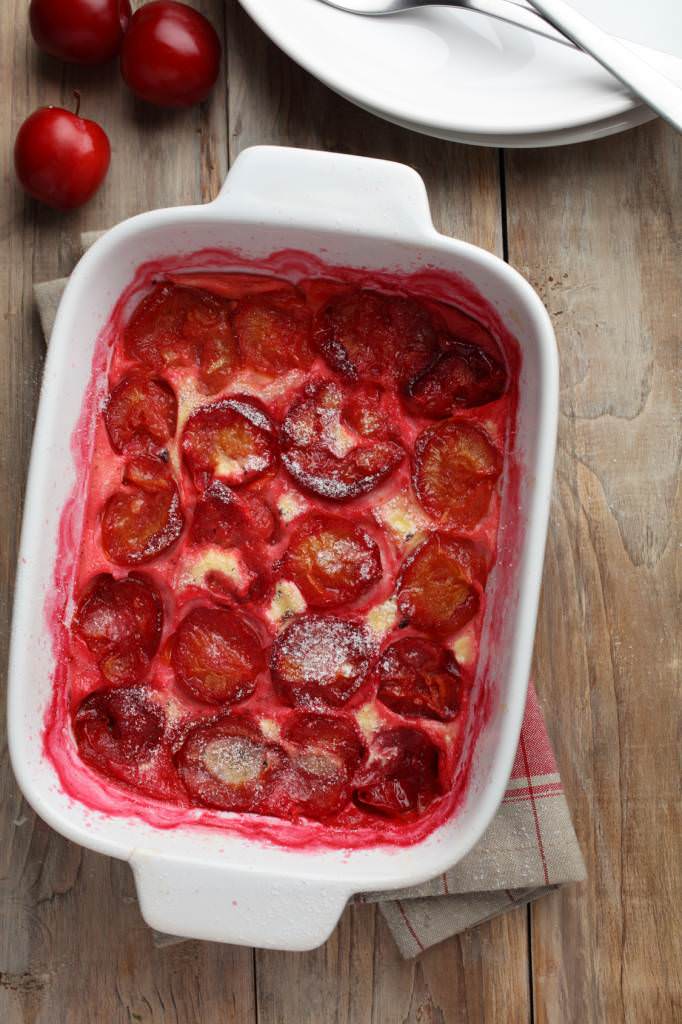 Clafoutis prunes amandes