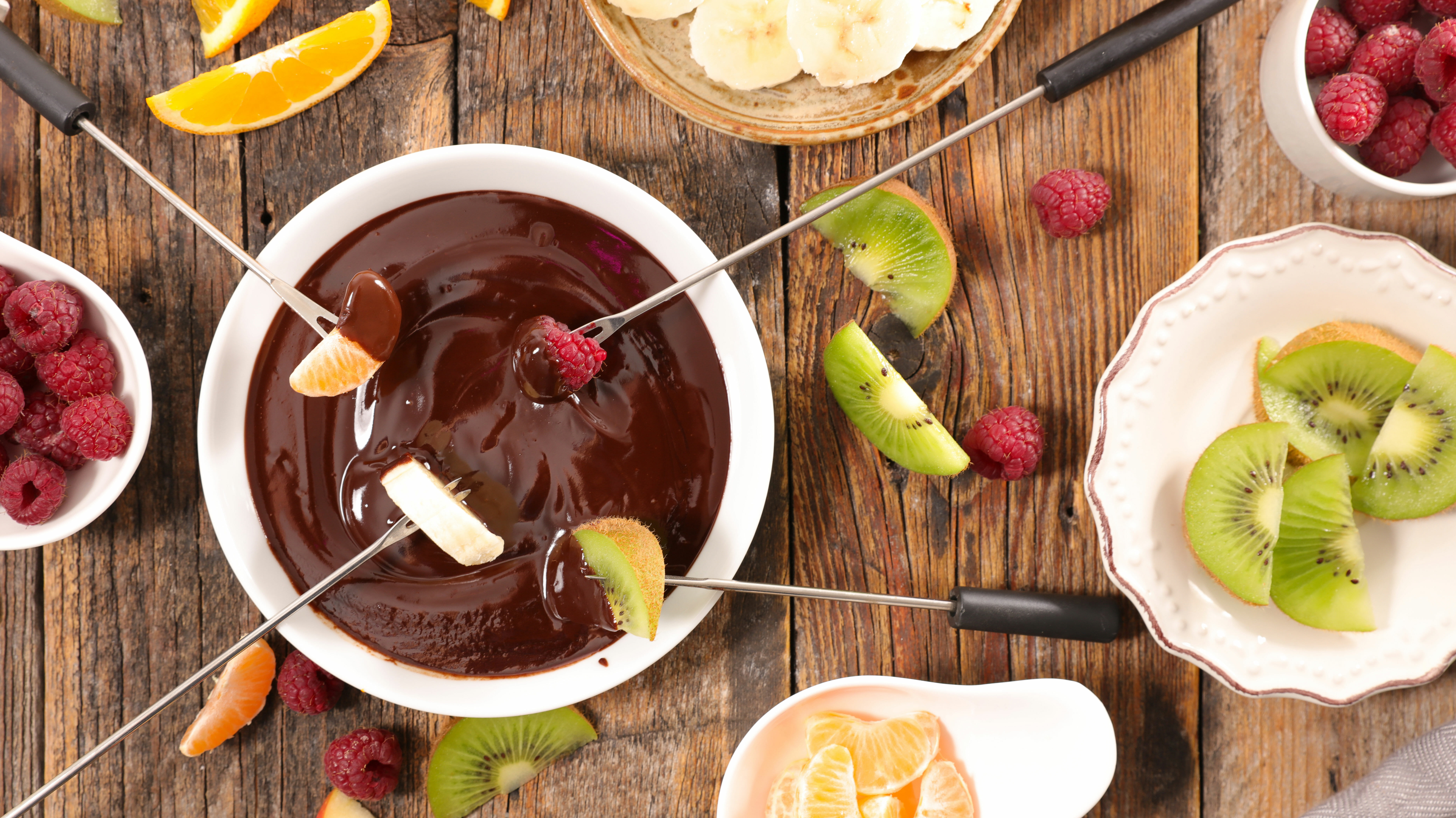 Trempette et fondue au chocolat pour fruits Marzetti
