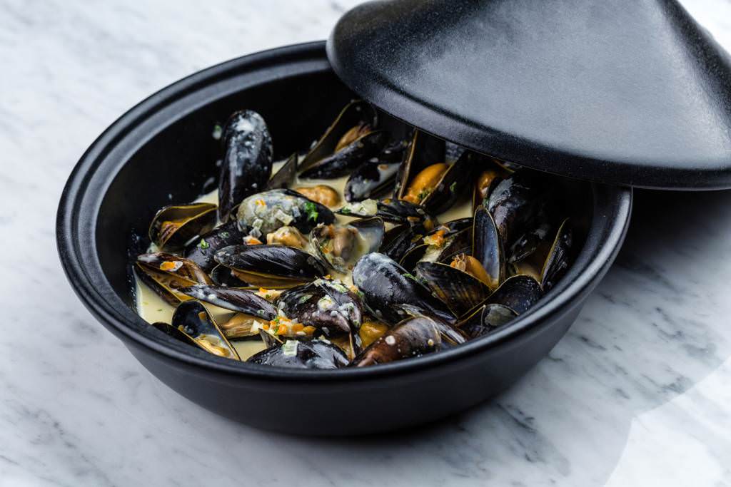 Moules au curry