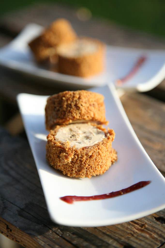 Bouchées de foie gras au pain d’épices
