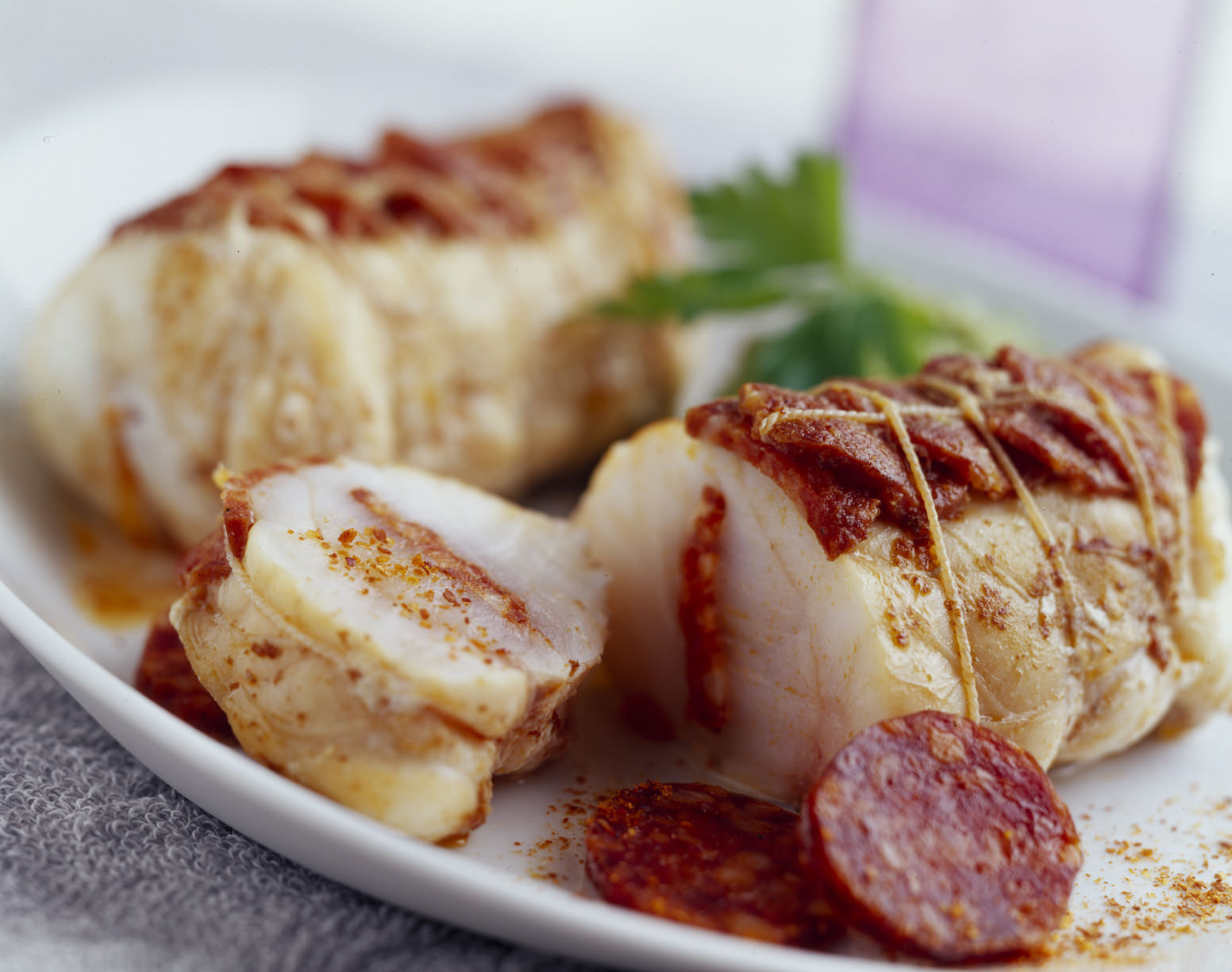 Petits Rotis De Lotte Au Chorizo Quant C Est Bon On Mange Du