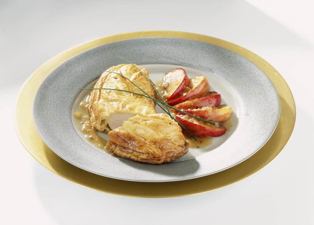 Feuilletés de boudin blanc