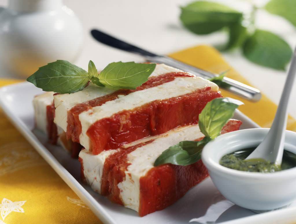 Terrine Fêta Mascarpone et Poivron