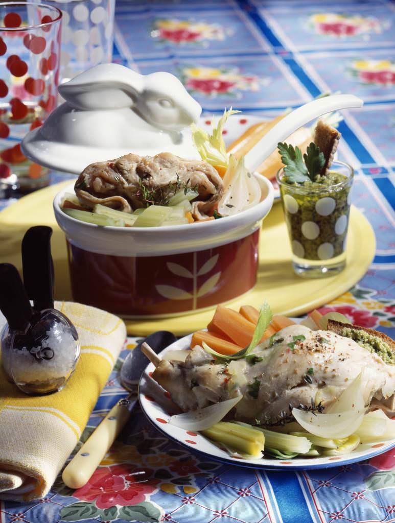 Pot au feu de lapin