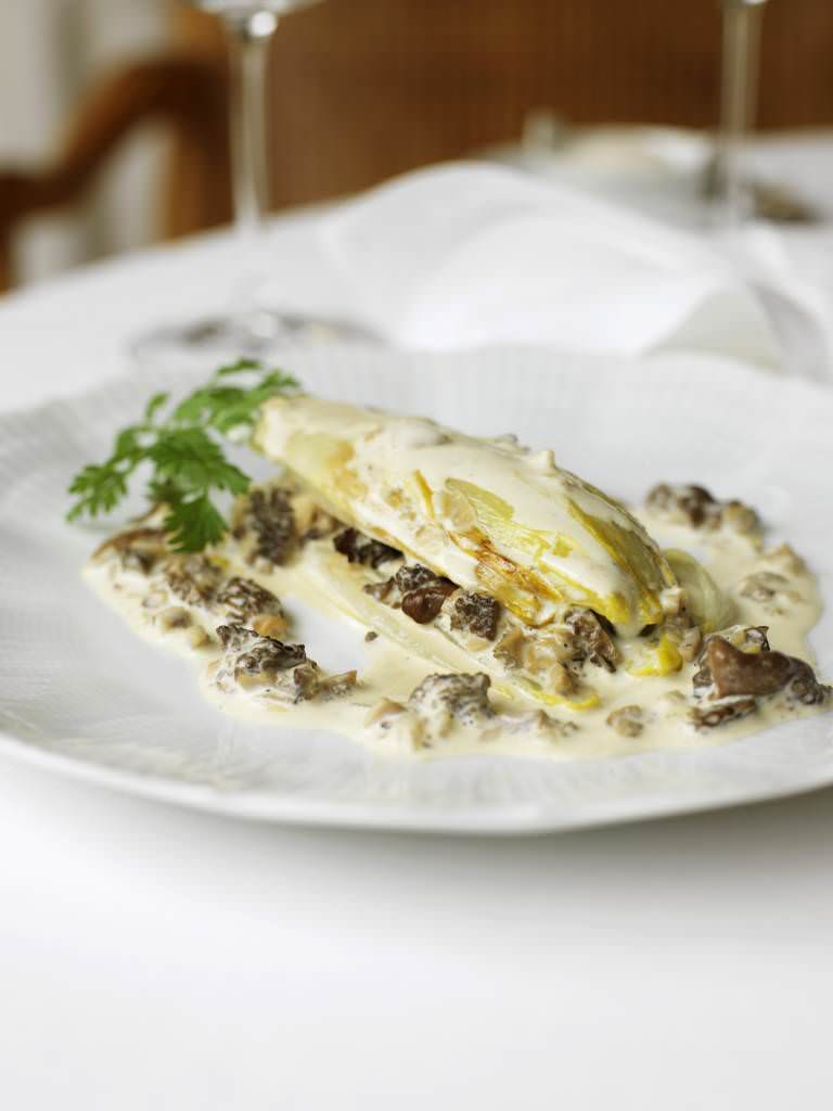 Endives aux champignons