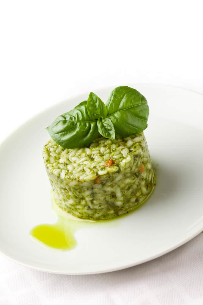 Risotto au basilic
