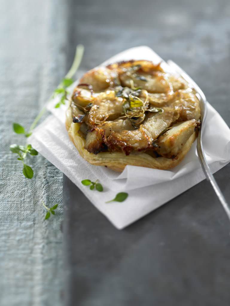 Tartelettes tatin aux artichauts