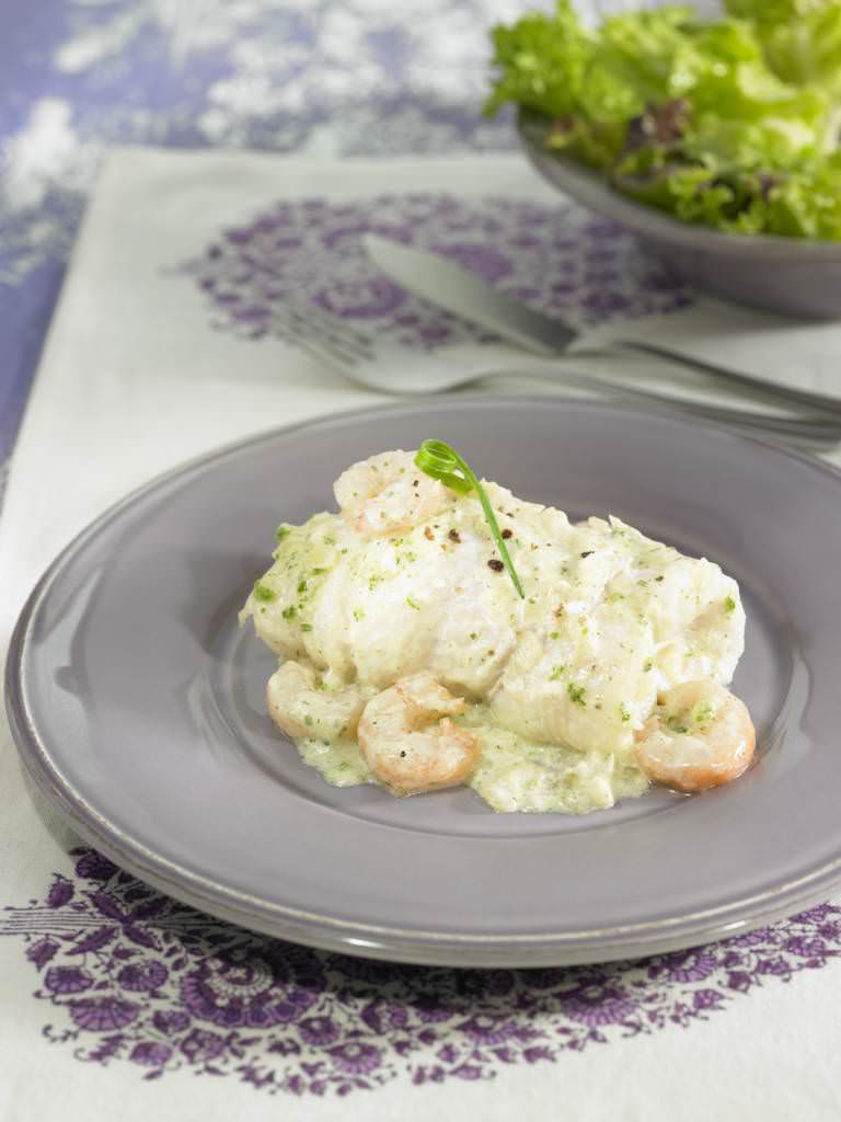 Filets de panga aux crevettes