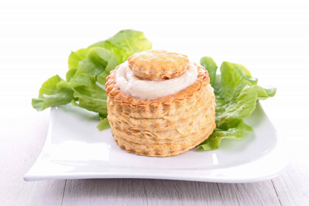Vol-au-vent à la brandade