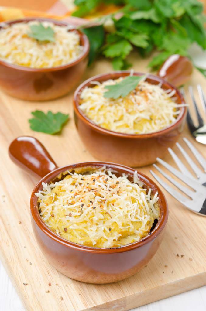 Gratin de chou-fleur au poulet