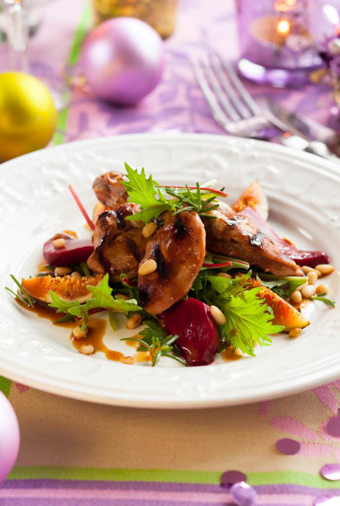 Salade de filets de cailles