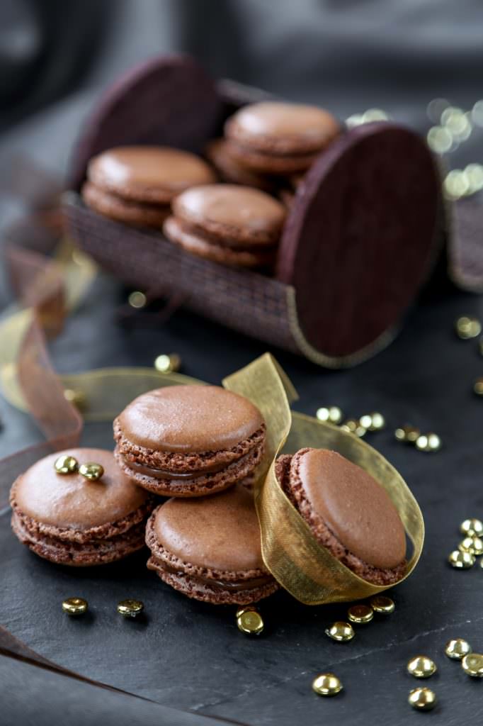 Macarons à la pâte à tartiner aux noisettes