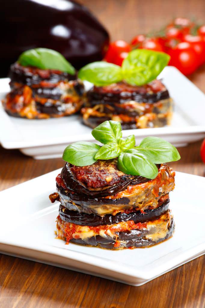 Aubergines à la parmesane