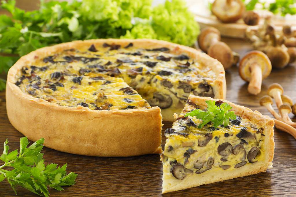 Quiche champignons