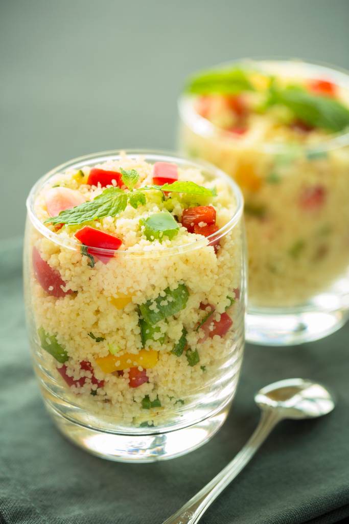 Taboulé au citron et poivrons