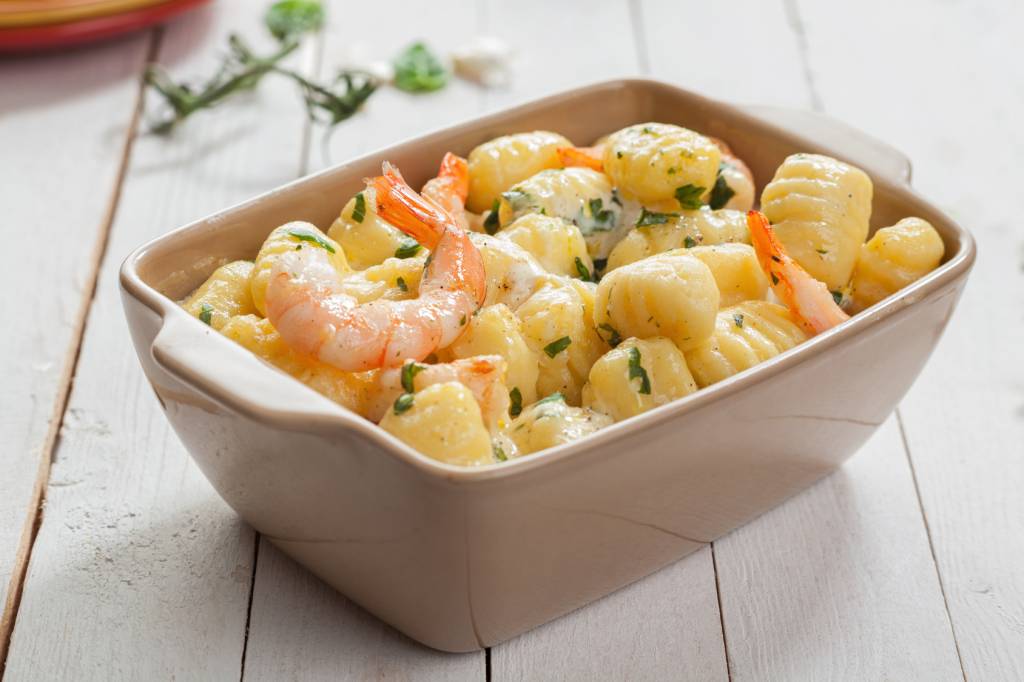 Gnocchis aux crevettes