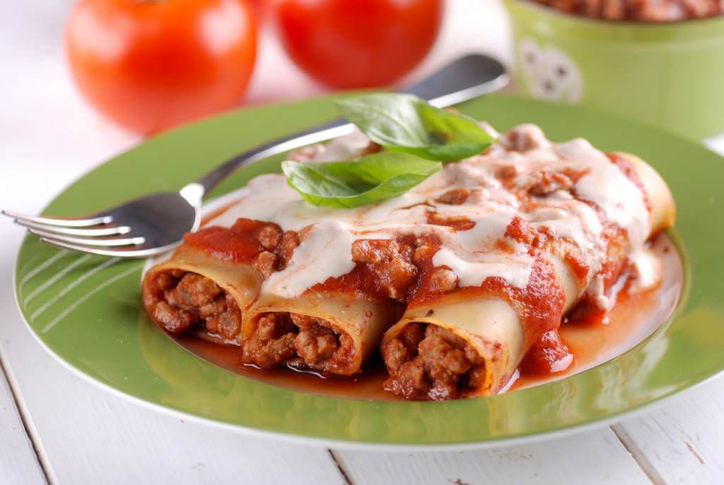 Cannellonis à la bolognaise