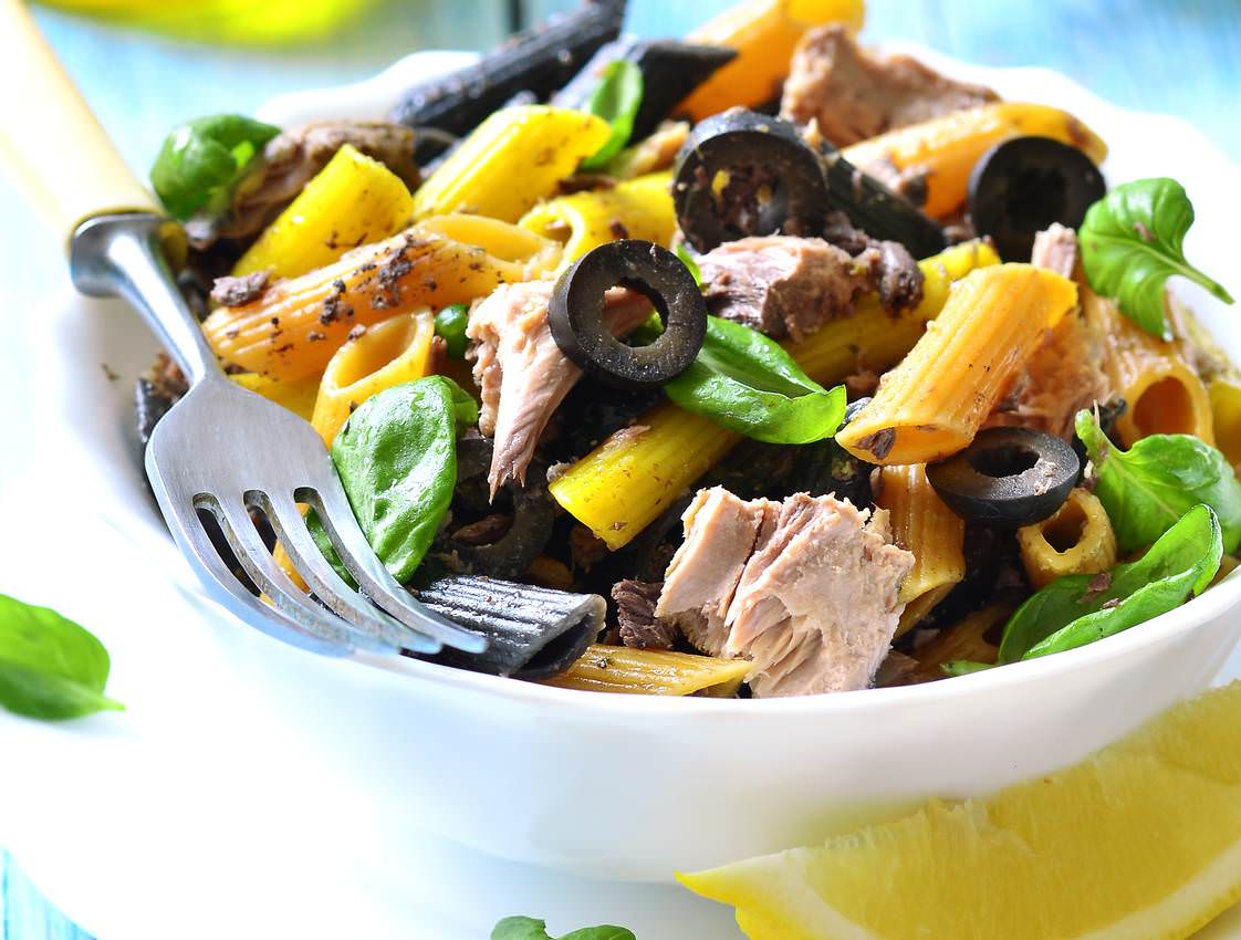 Plat A Manger En Ete Salade pates pennes basilic et thon une belle salade d'été légere et