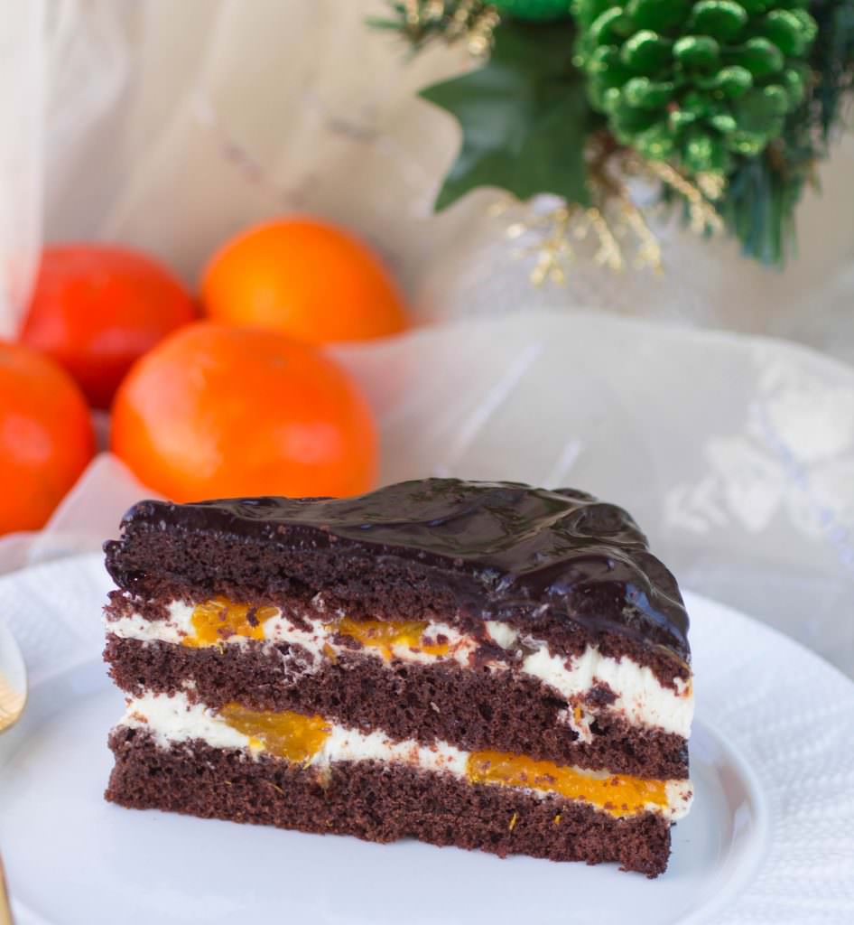 Gateau chocolat mandarine