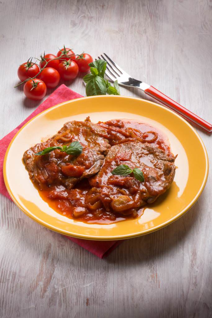 Escalopes de veau aux tomates