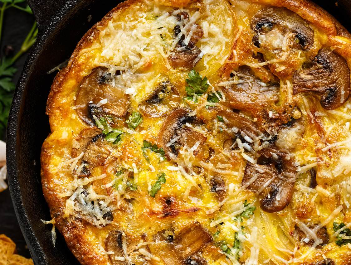 Omelettes aux champignons , une recette gourmande et savoureuse Les ...
