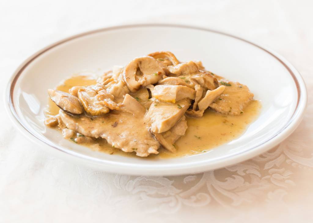 Escalope de veau à la normande