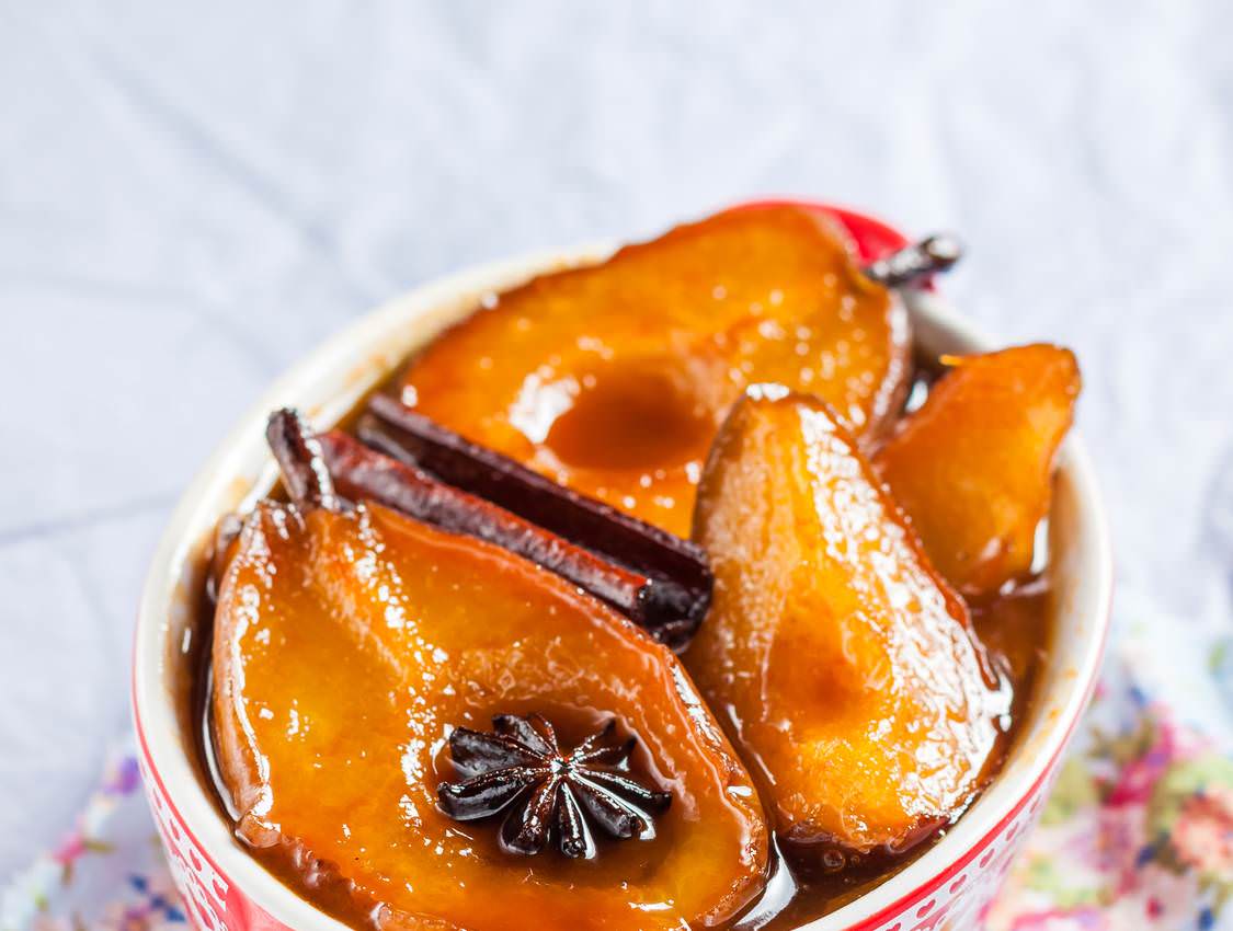Poires rôties au miel une délicieuse recette à réaliser en saison des