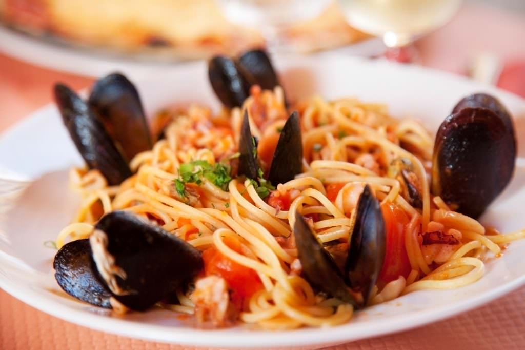 Spaghetti aux moules