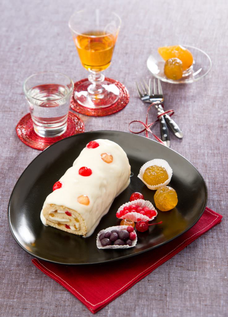 Minis buches aux fruits confits