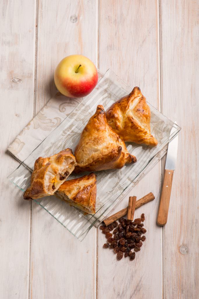 Chausson pommes cannelle raisins secs