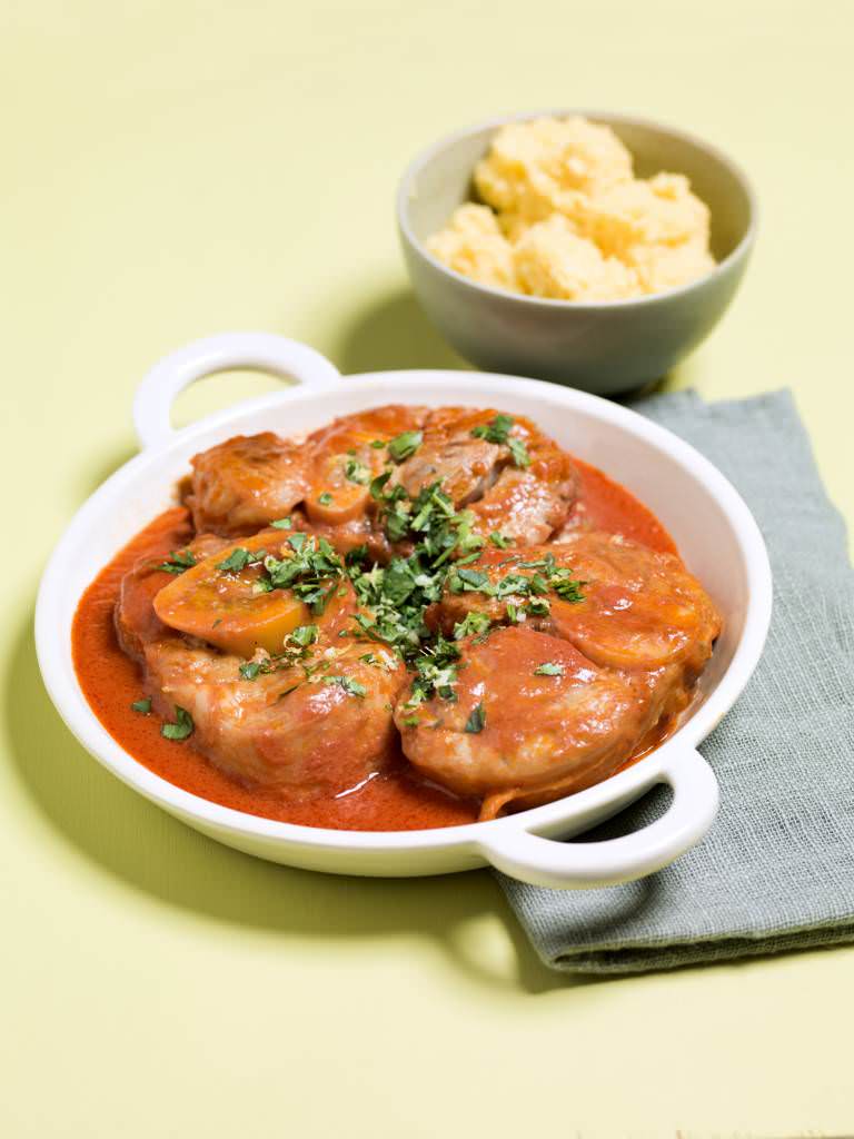 Osso buco con gremolata / Jarret de veau à la milanaise recette de Luana Belmondo